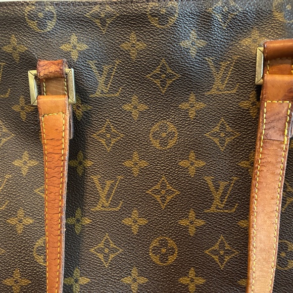 Authentic Louis Vuitton Monogram Cabas Mezzo Tote Bag - Good Condition - Picture 5 of 12
